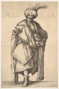 Melchior Three Magi series Jacques Bellange ca Melchior Three Magi series Jacques Bellange ca
