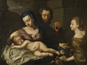 Michael Dahl Holy Family painting religious art Michael Dahl Holy Family painting religious art