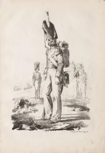 Military Costumes Infantry Sargent 1817-18 Nicolas Toussaint Charlet Military Costumes Infantry Sargent 1817-18 Nicolas Toussaint Charlet