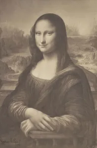 Millet Drawing Mona Lisa Gustave Le Gray French Millet Drawing Mona Lisa Gustave Le Gray French