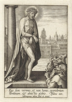 Mocking of Christ, Hieronymus Wierix, 1563 - before 1619 Mocking of Christ, Hieronymus Wierix, 1563 - before 1619