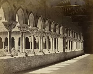 Bisson Frères Gallery: Moissac Cloister Bisson Freres French active 1840