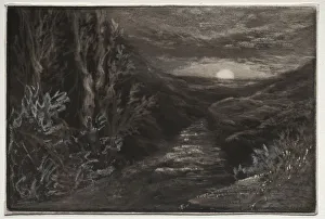 Moorland Stream Francis Seymour Haden British Moorland Stream Francis Seymour Haden British