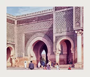 Morocco Meknes Bab Mansour 1967