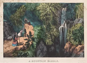 Mountain Ramble 1872-74 James Merritt Ives American Mountain Ramble 1872-74 James Merritt Ives American