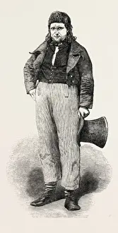 Mr. Josh Silsbee Print, Adelphi Theatre London UK 1870s Engraving