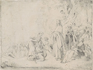 Multiplication of the loaves and fishes, Anonymous, 1600 - 1700 Multiplication of the loaves and fishes, Anonymous, 1600 - 1700