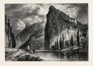 MUNSTER-AM-STEIN, GERMANY, 19th century engraving MUNSTER-AM-STEIN, GERMANY, 19th century engraving