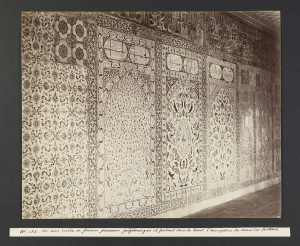 Un mur reretu de faiences polychromignes orientalist photography Un mur reretu de faiences polychromignes orientalist photography