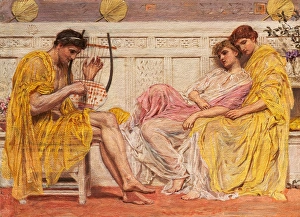 A Musician, Albert Joseph Moore, 1841-1893, British A Musician, Albert Joseph Moore, 1841-1893, British