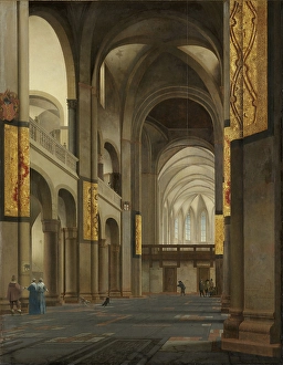 The Nave and Choir of the Mariakerk in Utrecht, The Netherlands, Pieter Jansz. Saenredam The Nave and Choir of the Mariakerk in Utrecht, The Netherlands, Pieter Jansz. Saenredam