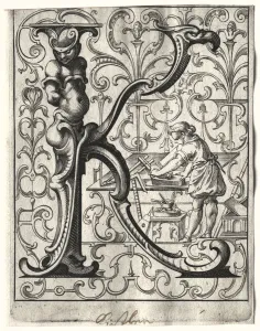 New ABC Booklet K 1627 Lucas Kilian German 1579-1637 New ABC Booklet K 1627 Lucas Kilian German 1579-1637
