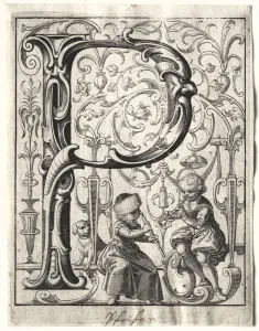 New ABC Booklet P 1627 Lucas Kilian German 1579-1637 New ABC Booklet P 1627 Lucas Kilian German 1579-1637
