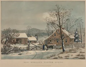 New England Winter Scene 1861 James Merritt Ives New England Winter Scene 1861 James Merritt Ives