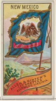 New Mexico Flags States Territories N11 Allen & Ginter Cigarettes Brands New Mexico Flags States Territories N11 Allen & Ginter Cigarettes Brands