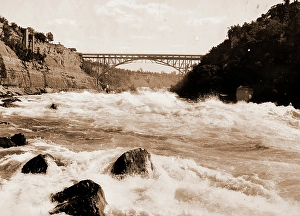 Niagara Rapids and Michigan Central Cantilever bridge, Jackson, William Henry, 1843-1942 Niagara Rapids and Michigan Central Cantilever bridge, Jackson, William Henry, 1843-1942