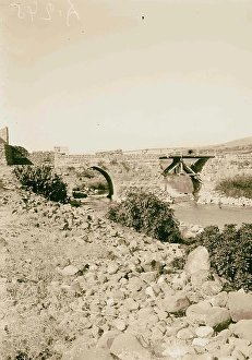 Northern views Bridge Jordan Jisr Banat Yacoub Northern views Bridge Jordan Jisr Banat Yacoub