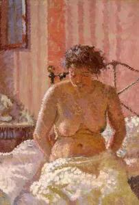 Nude in an Interior, Harold Gilman, 1876-1919, British Nude in an Interior, Harold Gilman, 1876-1919, British