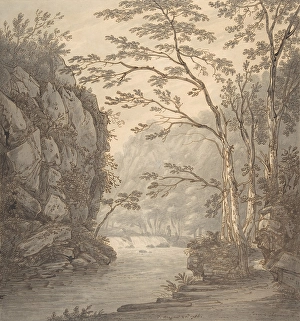 Nunnery Cumberland August 20 1786 Gray wash graphite Nunnery Cumberland August 20 1786 Gray wash graphite