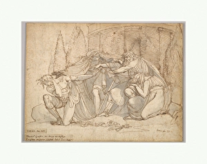 Oedipus Colonus Cursing Son Polynices 1777 Pen Oedipus Colonus Cursing Son Polynices 1777 Pen