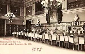 Officers Mess Gallery: Officers mess Dresden Rooms Germany 1. Koniglich Sachsisches Leib-Grenadier-Regiment Nr