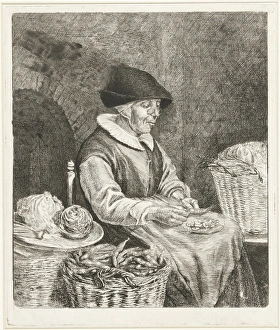 Old woman, Louis Bernard Coclers, Quiringh Gerritsz. van Brekelenkam, 1780 Old woman, Louis Bernard Coclers, Quiringh Gerritsz. van Brekelenkam, 1780