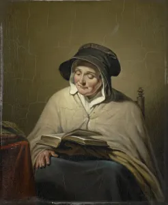 Old Woman Reading, Cornelis Kruseman, 1820 - 1833 Old Woman Reading, Cornelis Kruseman, 1820 - 1833