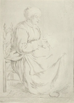 Old Woman Reading, Jurriaan Cootwijck, Gabriel Metsu, 1760 Old Woman Reading, Jurriaan Cootwijck, Gabriel Metsu, 1760