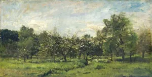 Orchard orchard fruit trees bloom Charles-FranA§ois Daubigny Orchard orchard fruit trees bloom Charles-FranA§ois Daubigny