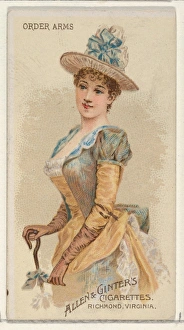 Order Arms Parasol Drills series N18 Allen & Ginter Cigarettes Brands Order Arms Parasol Drills series N18 Allen & Ginter Cigarettes Brands