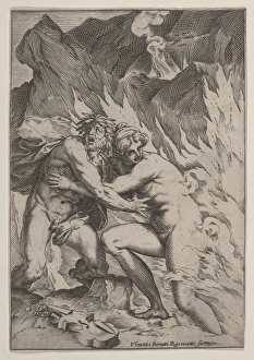 Orpheus Eurydice ca 1590-95 Engraving 2nd state Orpheus Eurydice ca 1590-95 Engraving 2nd state