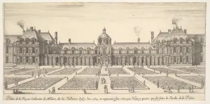 palace Catherine de Medici Tuilleries Various views palace Catherine de Medici Tuilleries Various views