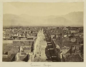 Bisson Frères Gallery: Panorama Pompeii Bisson Freres French active 1840