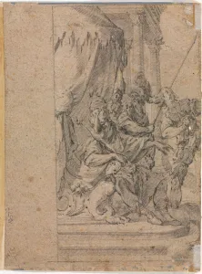 Panthea Cyrus verso 1655-1660 Michel Dorigny Panthea Cyrus verso 1655-1660 Michel Dorigny