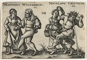 Peasant Wedding Twelve Months 11-Martinus Wintermon 12-Nicolaus Cristmon Peasant Wedding Twelve Months 11-Martinus Wintermon 12-Nicolaus Cristmon