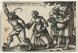 Peasant Wedding Twelve Months No 7 1546 Hans Sebald Beham Peasant Wedding Twelve Months No 7 1546 Hans Sebald Beham