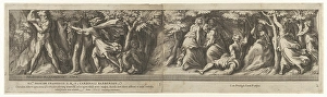 Perseus Garden Hesperides 1628 Engraving Prints Perseus Garden Hesperides 1628 Engraving Prints