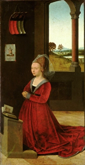 Petrus Christus, Portrait of a Female Donor, Netherlandish, active 1444-1475-1476, c Petrus Christus, Portrait of a Female Donor, Netherlandish, active 1444-1475-1476, c