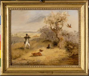 Pheasant Shooting Signed in black paint, lower left: H Aiken , Henry Thomas Pheasant Shooting Signed in black paint, lower left: H Aiken , Henry Thomas
