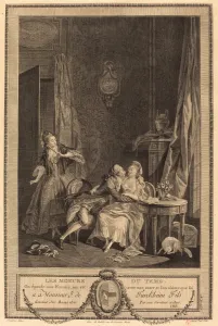 Pierre-Charles Ingouf after Sigmund Freudenberger (French, 1746 - 1800), Les moeurs Pierre-Charles Ingouf after Sigmund Freudenberger (French, 1746 - 1800), Les moeurs