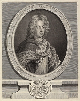 Pierre Drevet, after Francois de Troy (French, 1663 - 1738), FrAA dAA ric Auguste III Pierre Drevet, after Francois de Troy (French, 1663 - 1738), FrAA dAA ric Auguste III