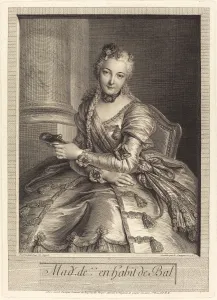 Pierre Louis de Surugue after Charles-Antoine Coypel (French, 1710 or 1716 - 1772), Mme Pierre Louis de Surugue after Charles-Antoine Coypel (French, 1710 or 1716 - 1772), Mme