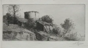 Pigeon Tower Alphonse Legros French 1837-1911 Pigeon Tower Alphonse Legros French 1837-1911