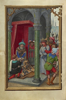 Pilate Washing Hands Simon Bening Flemish 1483 Pilate Washing Hands Simon Bening Flemish 1483