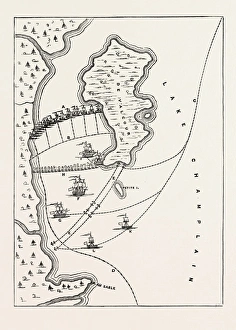 Plan of the Defeat of the American Fleet, under Benedict Arnold, on Lake Champlain Plan of the Defeat of the American Fleet, under Benedict Arnold, on Lake Champlain