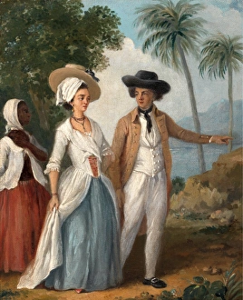 Planter and his Wife, with a Servant Planter and his wife, attended by a servant Planter and his Wife, with a Servant Planter and his wife, attended by a servant