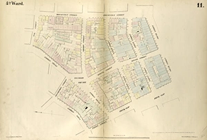 Pearl Street Gallery: Plate 11: Map bounded by Cliff Street, Frankfort Street, Pearl Street, Oak Street