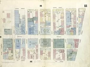Pearl Street Gallery: Plate 15: Map bounded by Canal Street, Elm Street, Pearl street, Church Street. 1857