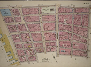 Plate 3, Part of Section 1: Bounded by Vesey Street, Ann Street, William Street Plate 3, Part of Section 1: Bounded by Vesey Street, Ann Street, William Street
