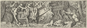 Plate 8 battle soldiers boat naked men trying Plate 8 battle soldiers boat naked men trying